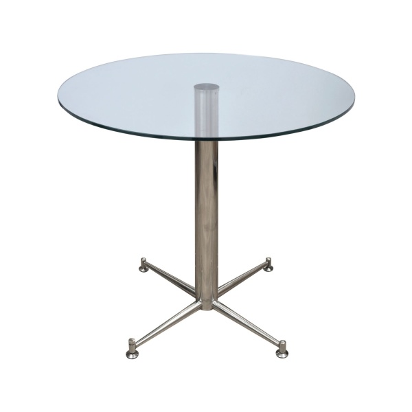 Cortina Dining Table with glass top