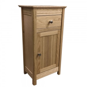 Anbercraft Beaumont 1 Door Sideboard with Wood Top