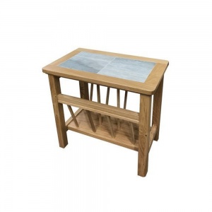 Anbercraft Beaumont Magazine Table with Brecon Tile Top