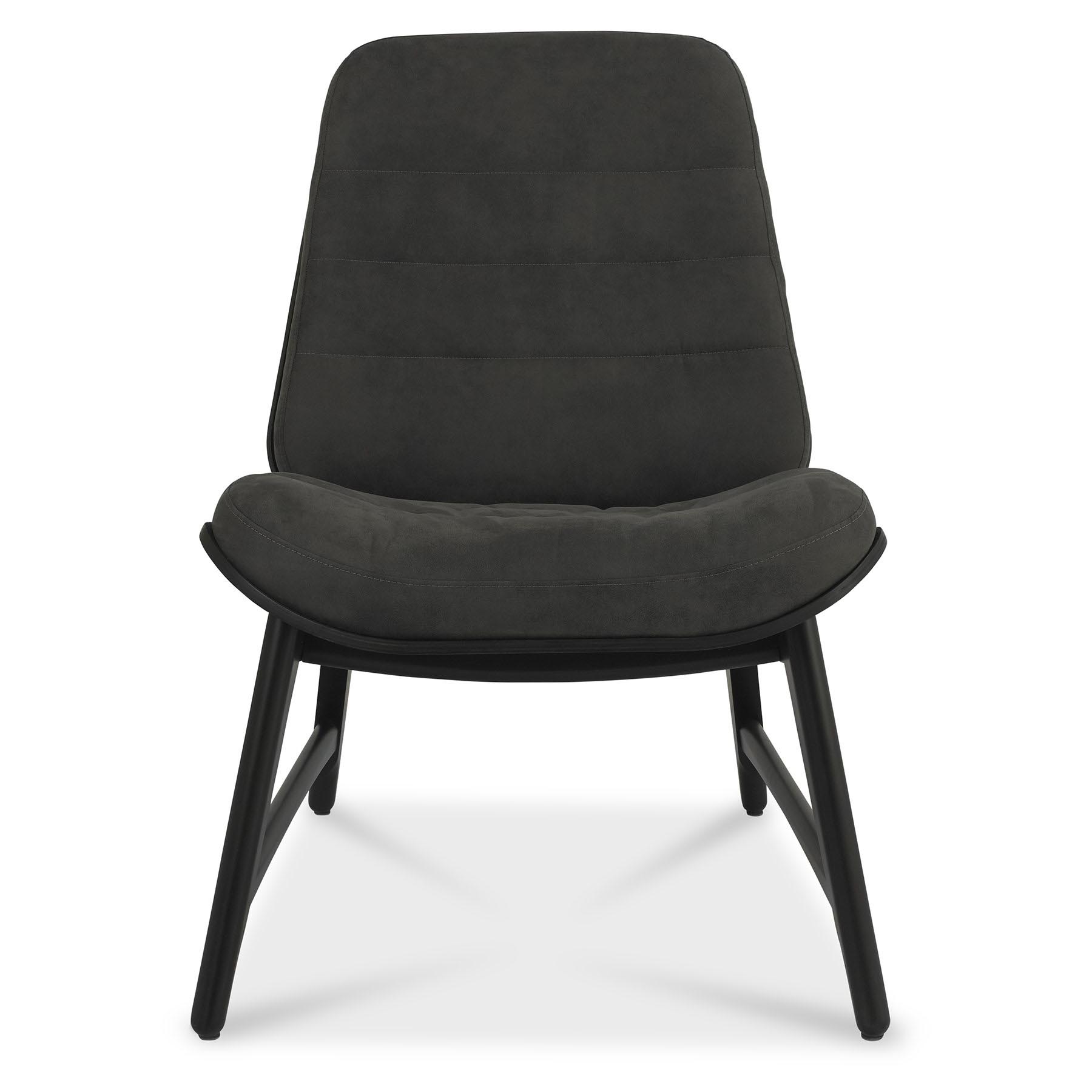 Vincent Casual Chair in Dark Grey Fabric - TR Hayes Furniture Bath