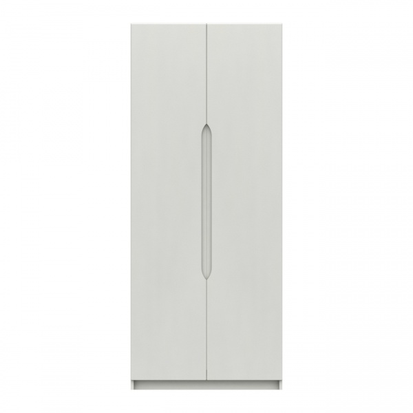 Somerton 2 Door Wardrobe in white gloss front