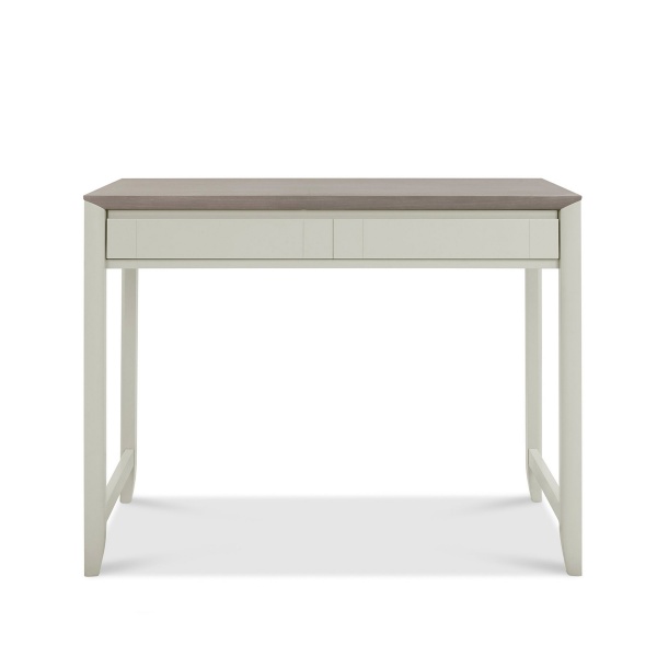 Ibsen Grey Desk with drop down drawer front straight