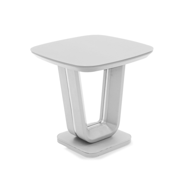 Lorenzo Lamp Table in white