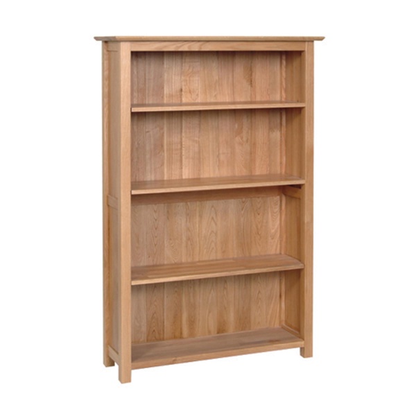 Lynton Oak 5'0 High Bookcase