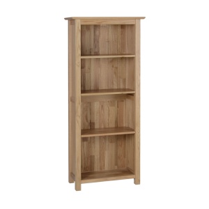 Lynton Oak Narrow 5'0 High Bookcase