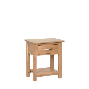 Lynton Oak Side Table with 1 Drawer