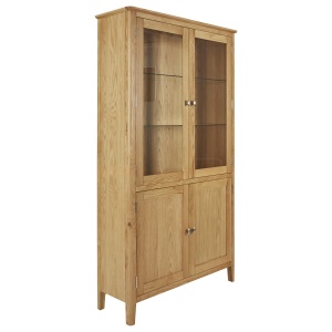 Sulis Oak Display Cabinet