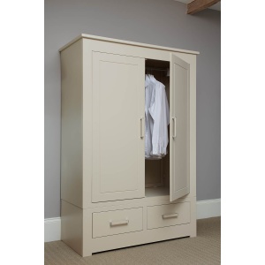 Middleton 416A Large Wardrobe with 2 Drawers in room setting