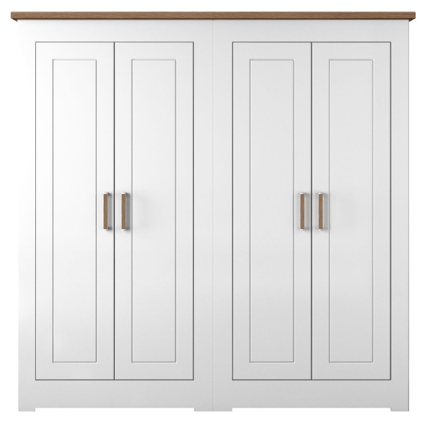 Middleton 429A Small All Hanging 4 Door Wardrobe