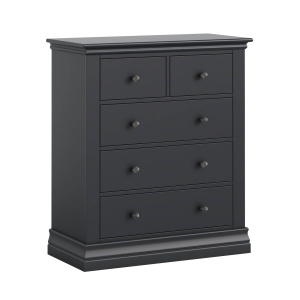 Armance 2 Over 3 Drawer Chest Charcoal