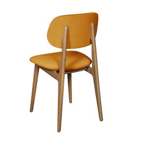 Boswell Dining Chair in mustard back