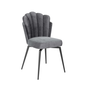Francesca Dining Chair in dark grey