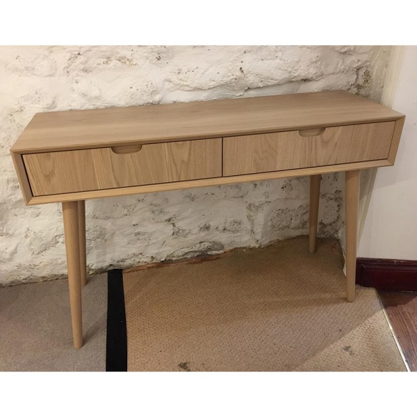 Clearance Mortensen Console Table with 2 Drawers